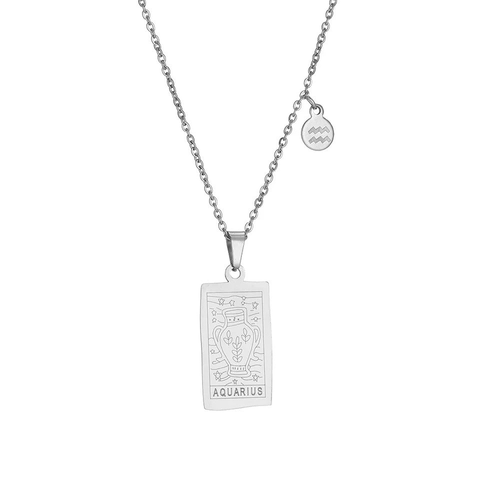 Horoscope Gold Plated Necklace