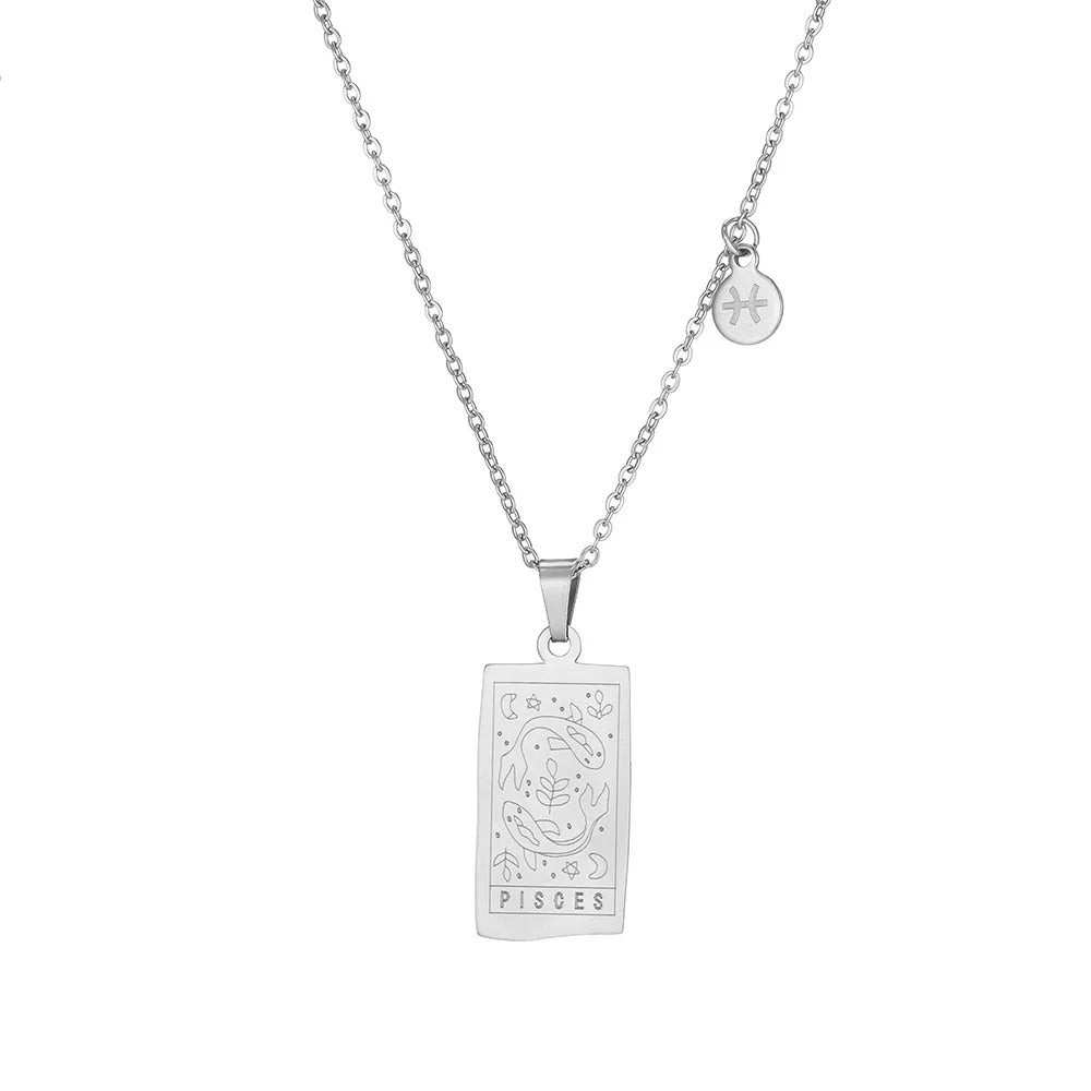 Horoscope Gold Plated Necklace