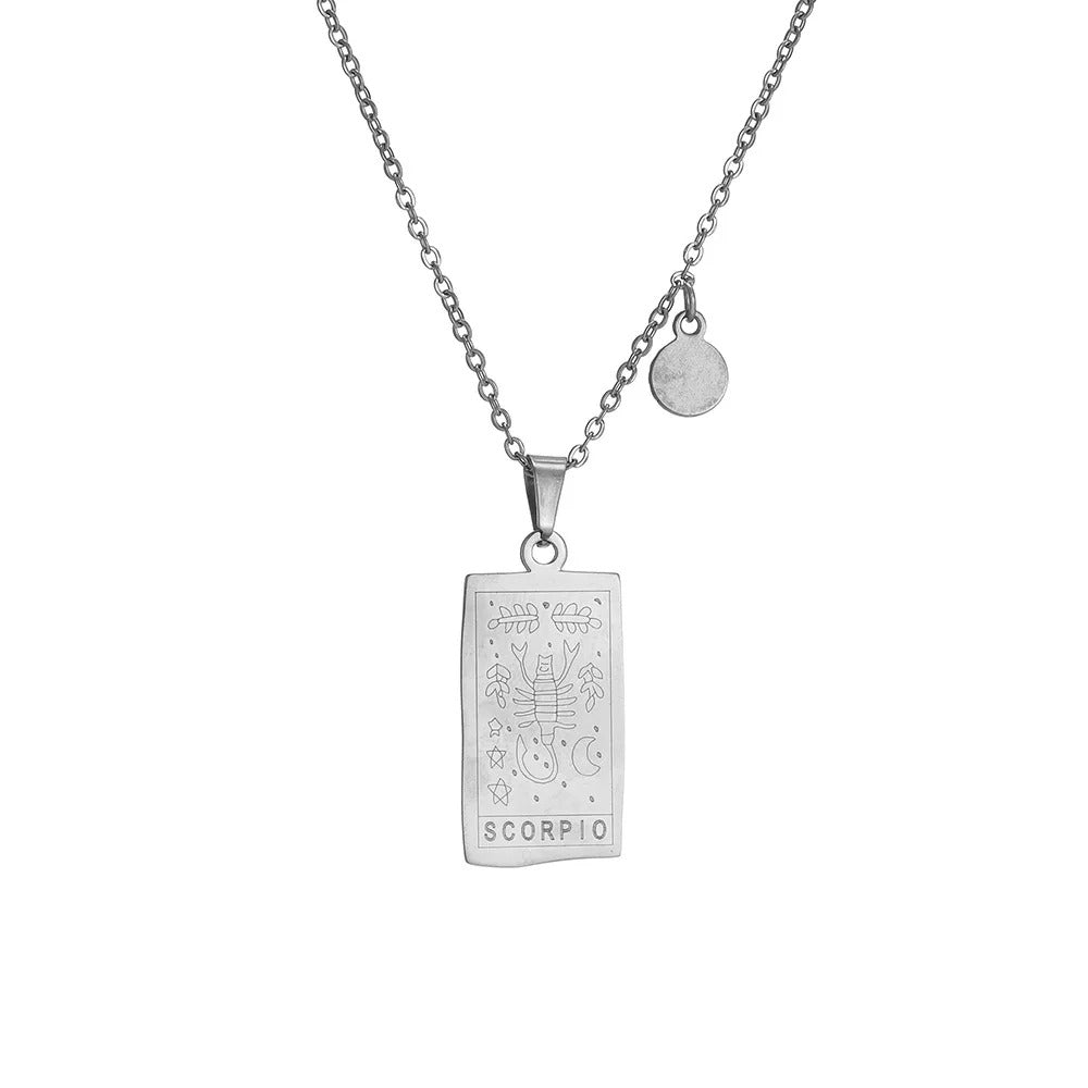Horoscope Gold Plated Necklace